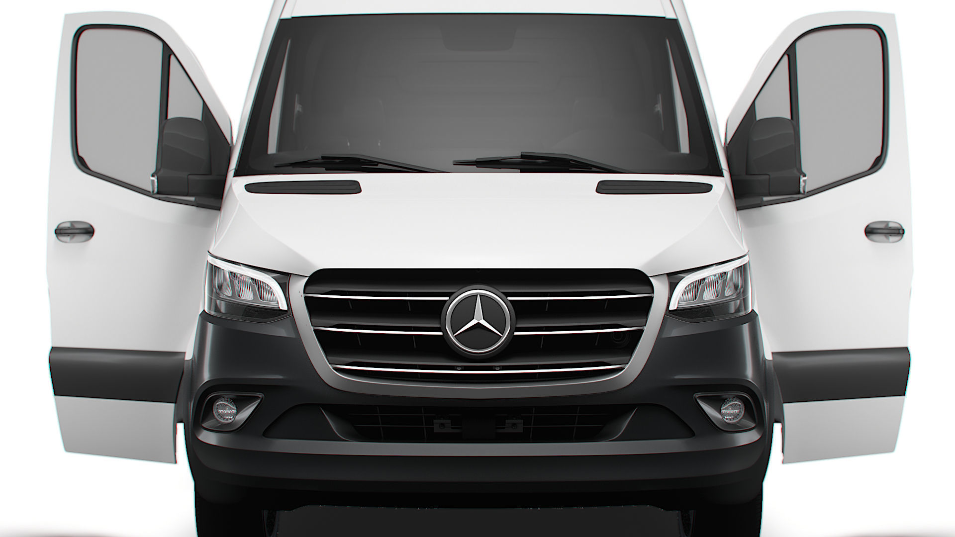 Mercedes Benz eSprinter Panel Van L1H2 FWD HQ Interior 2024 3D model_7