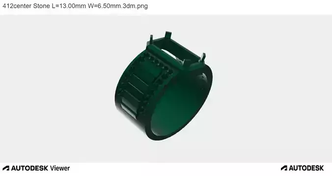 Men Ring With Emerald Cut Center Stone