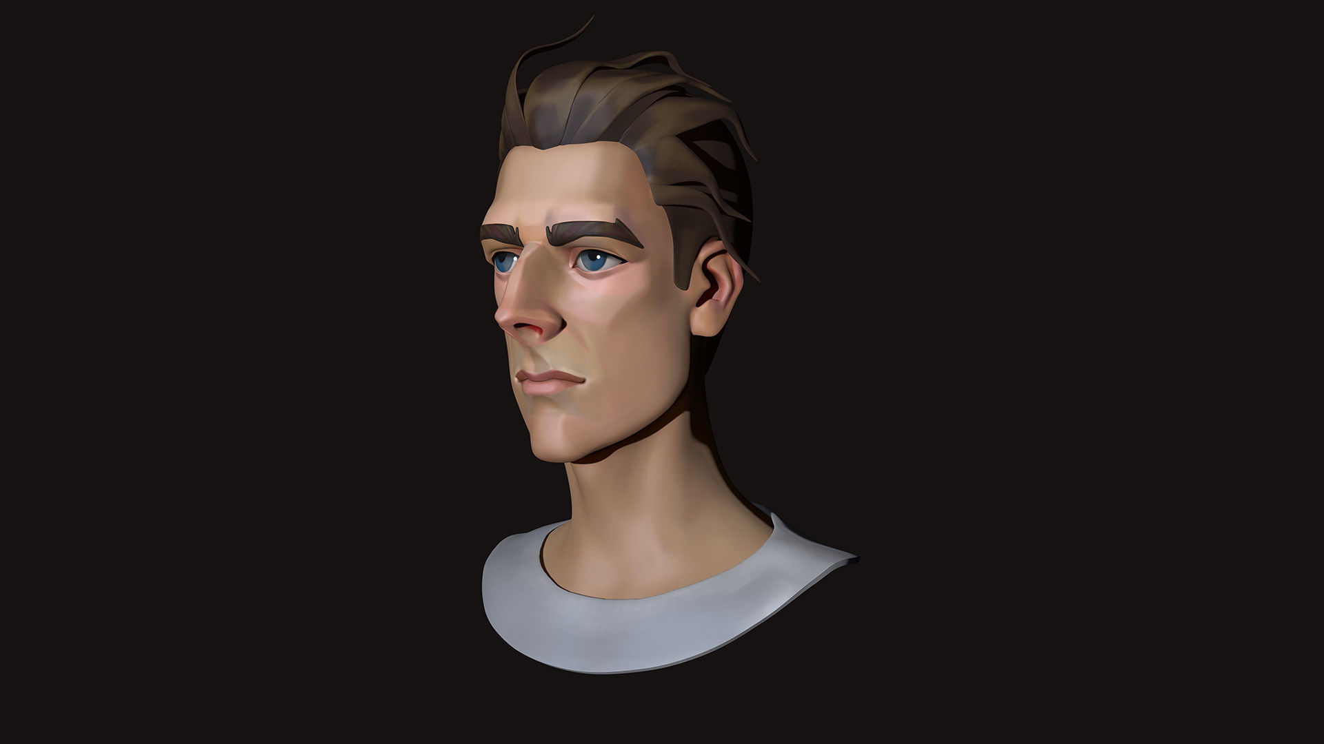 Handsome Boy 3D model_5