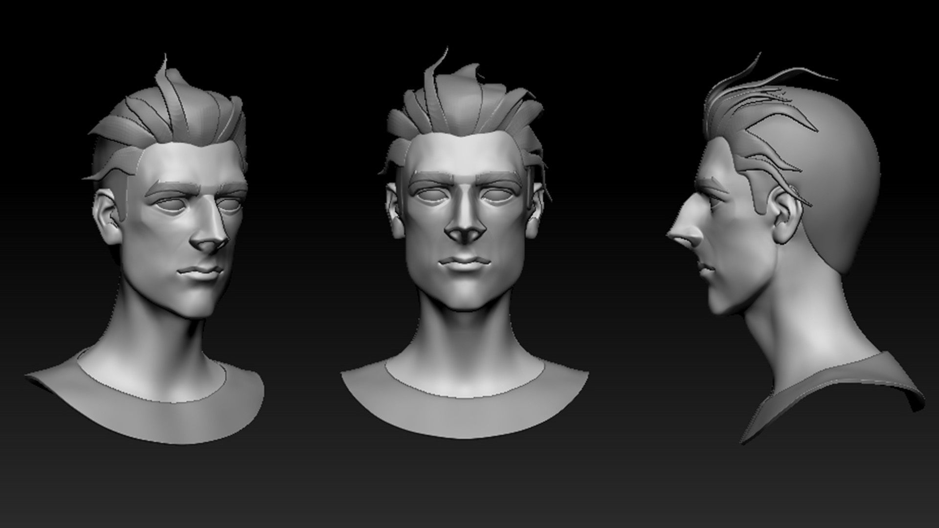 Handsome Boy 3D model_10