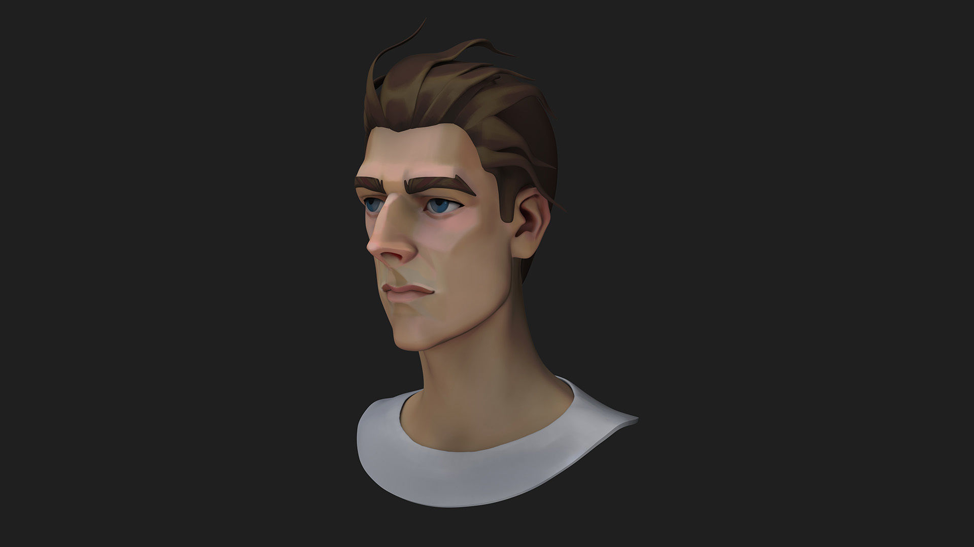 Handsome Boy 3D model_1