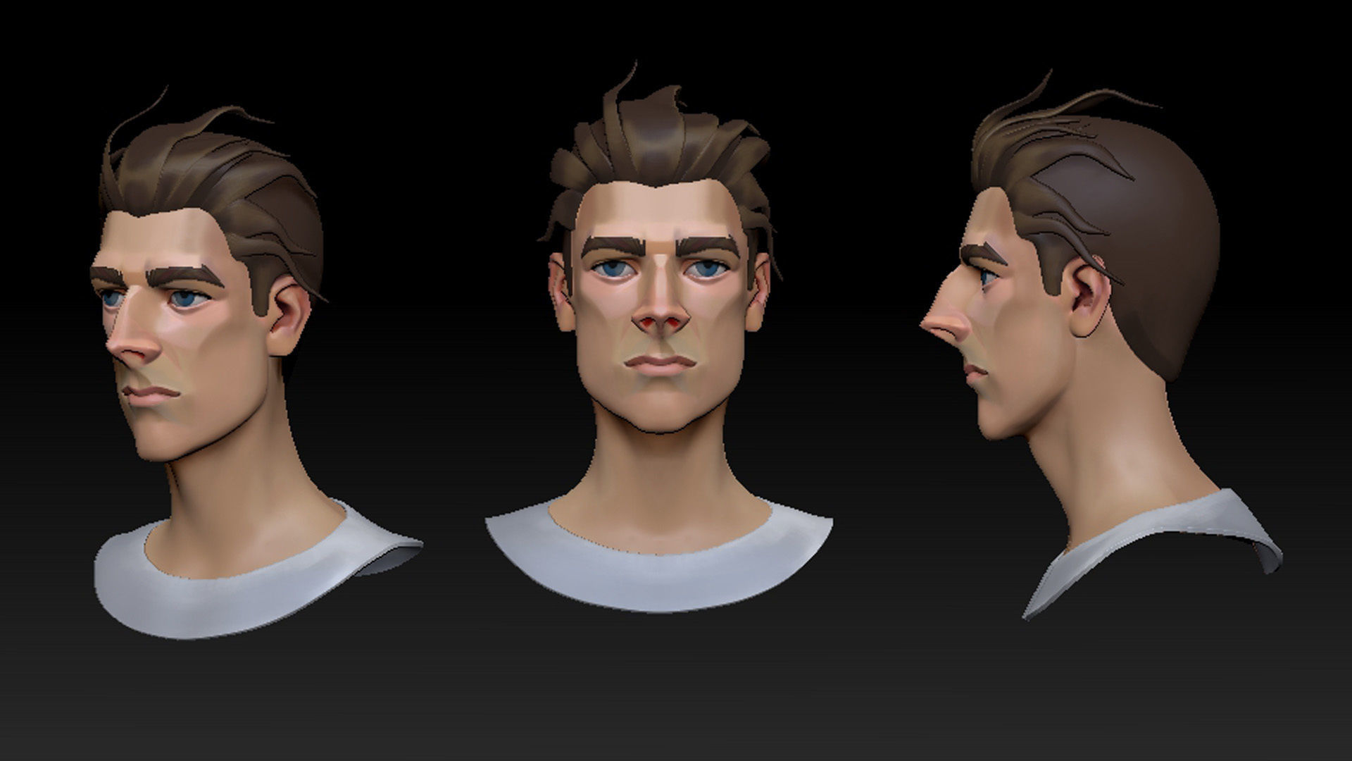 Handsome Boy 3D model_11