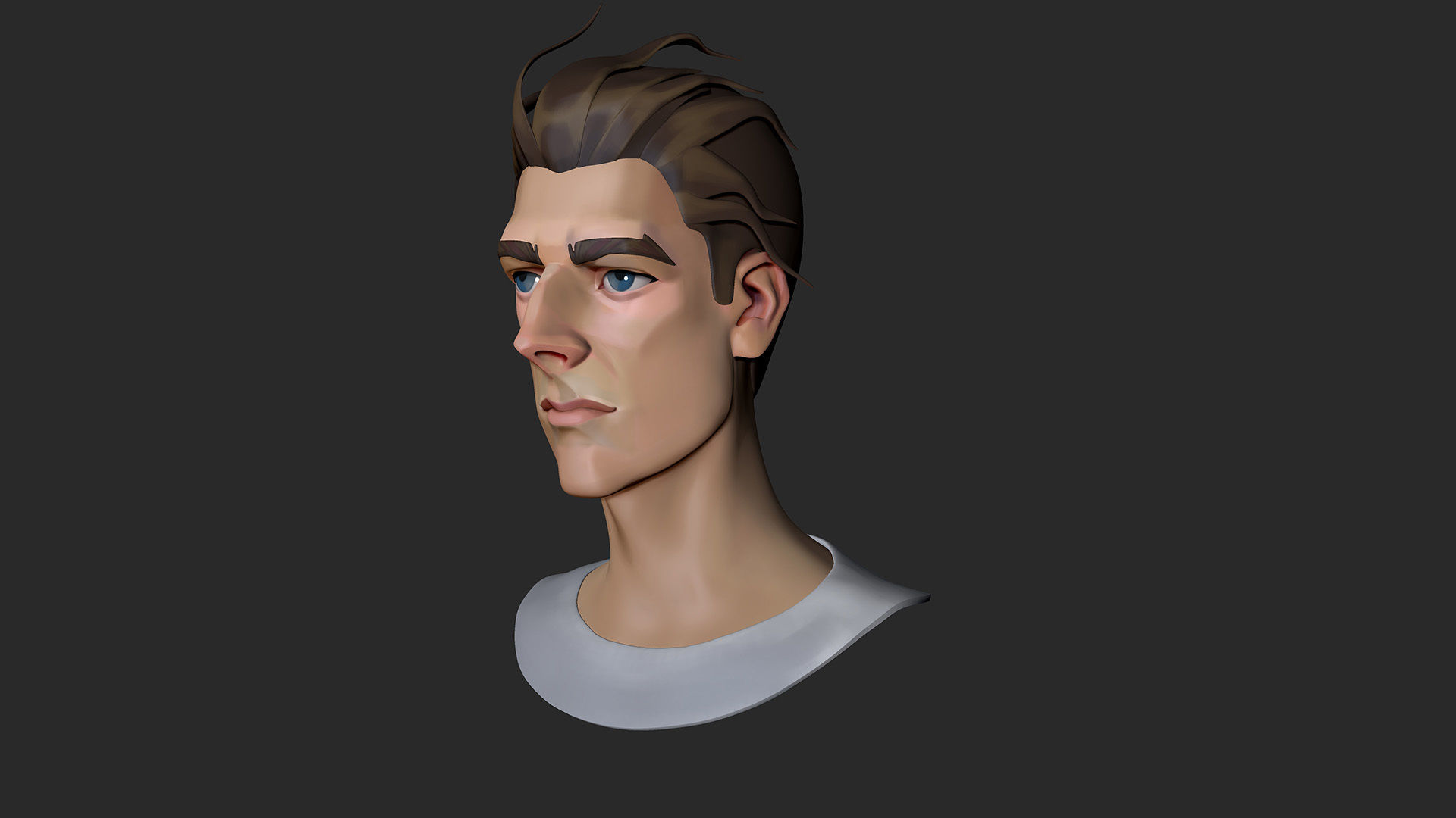 Handsome Boy 3D model_2