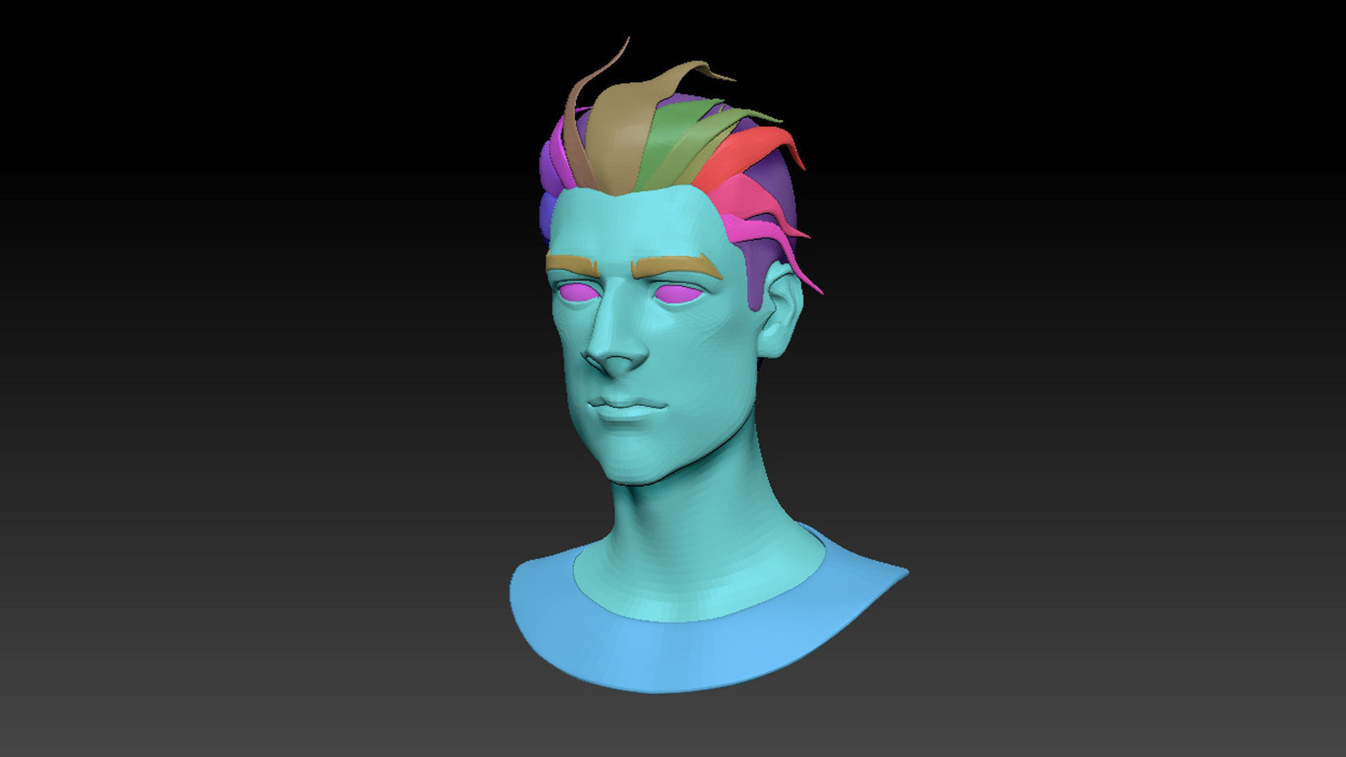 Handsome Boy 3D model_6
