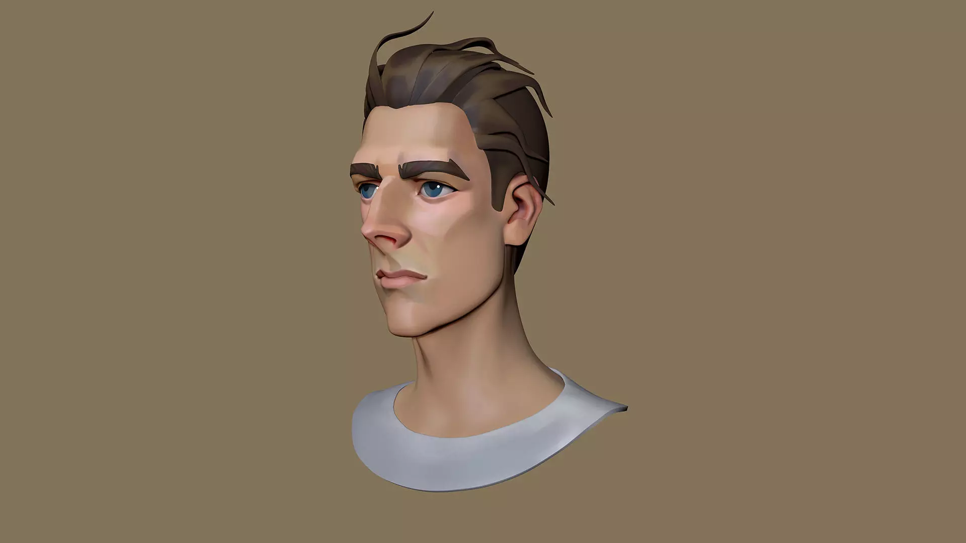 Handsome Boy 3D model_0