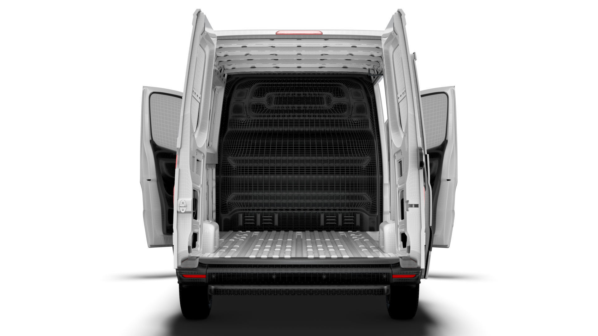 Mercedes Benz eSprinter Panel Van L2H1 FWD HQ Interior 2024 3D model_22