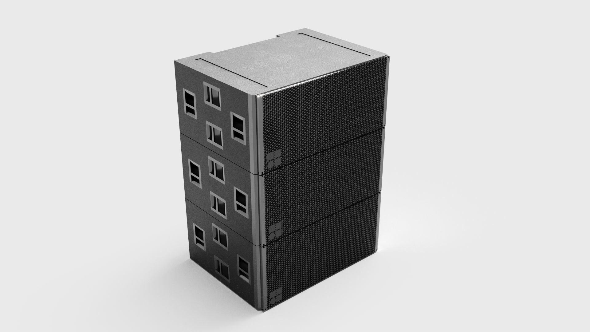 Concert Speakers Line Array DB J and Y Series 3D model_5