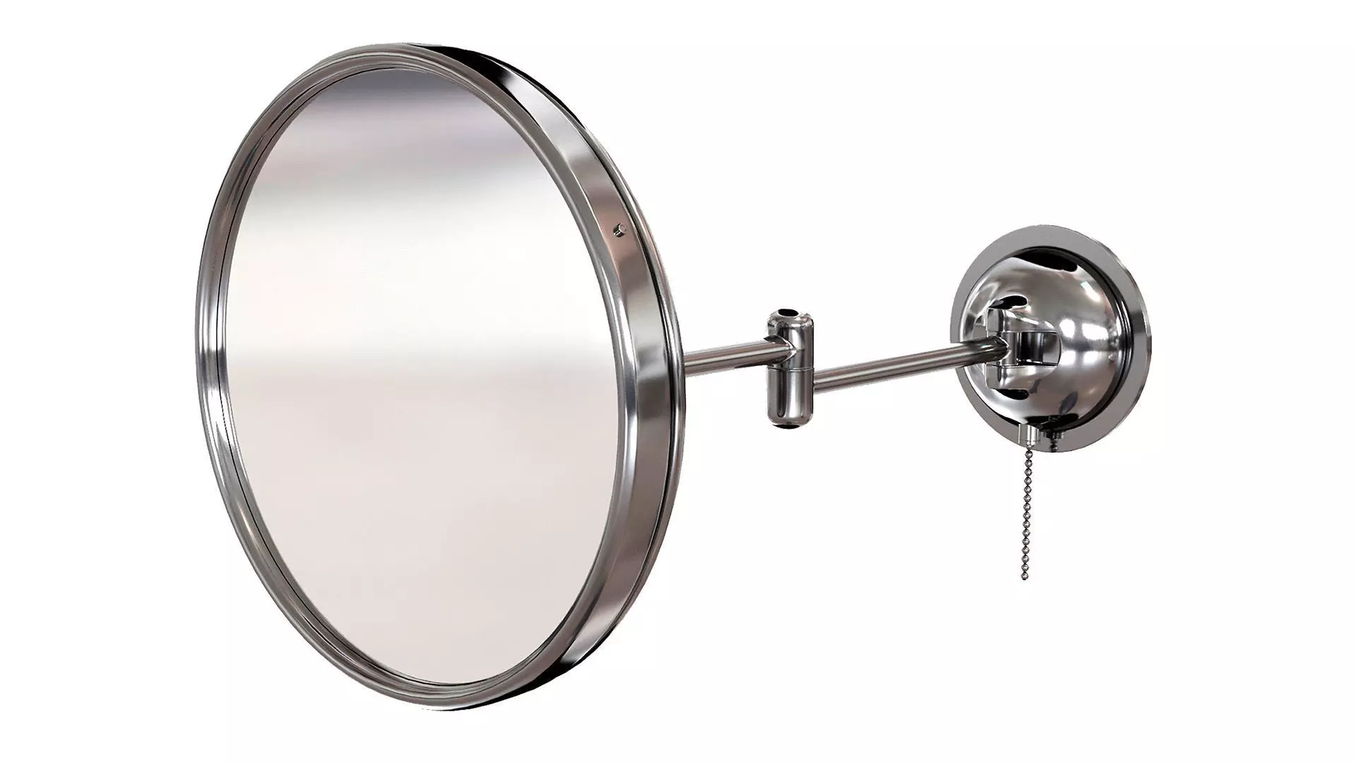 Illuminating LED Extension Mirror 3D model_0