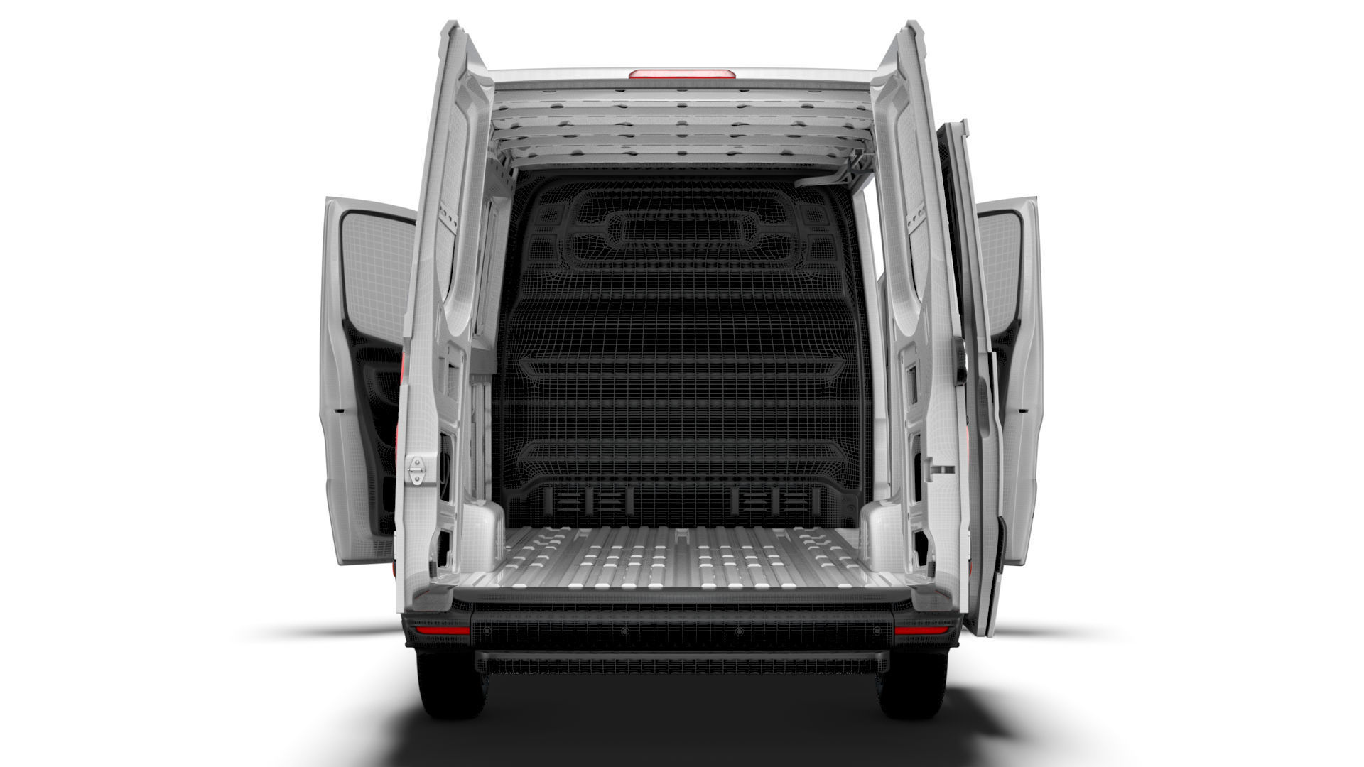 Mercedes Benz eSprinter Panel Van L2H1 RWD HQ Interior 2024 3D model_24