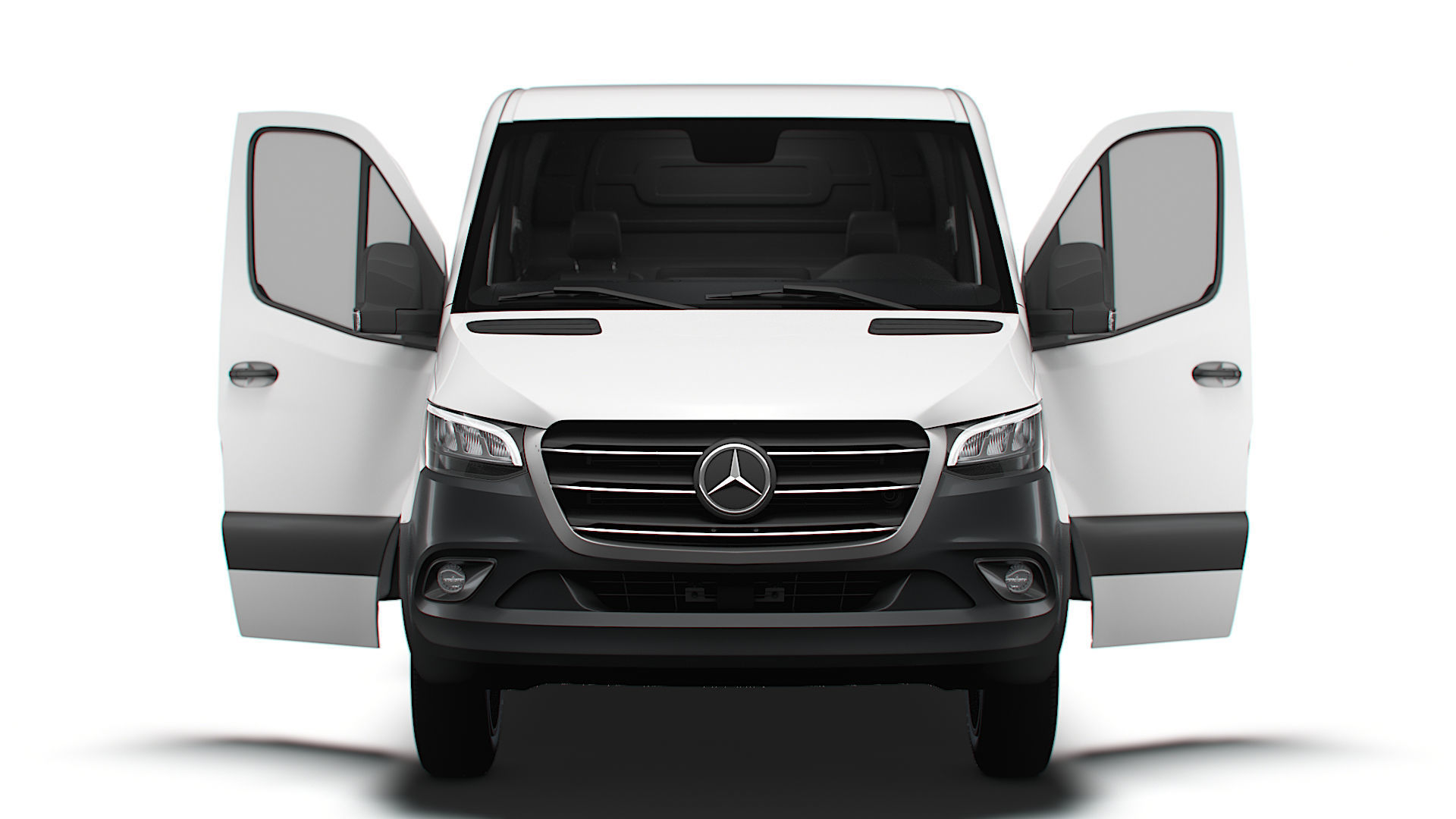 Mercedes Benz eSprinter Panel Van L2H1 RWD HQ Interior 2024 3D model_6