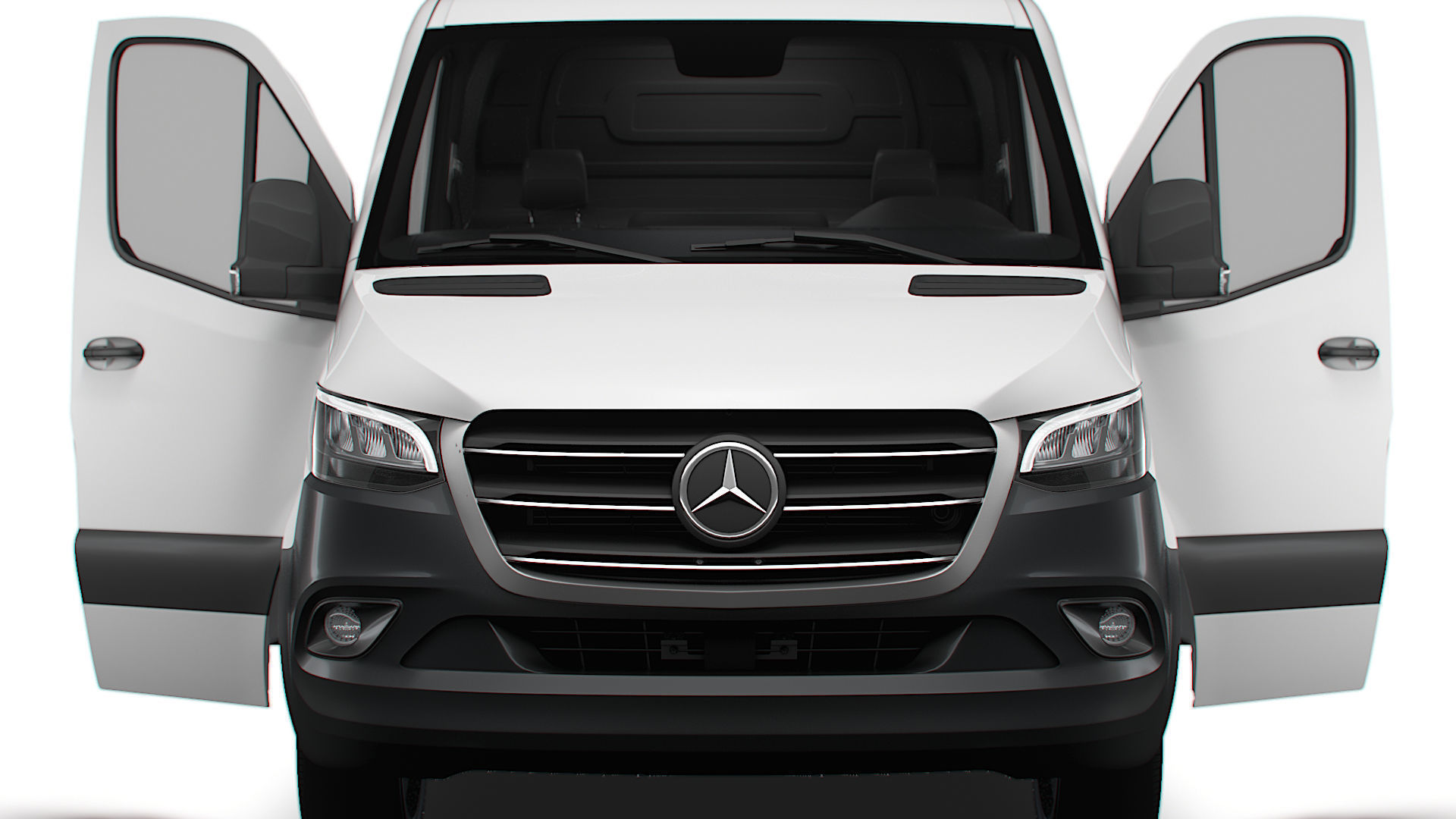 Mercedes Benz eSprinter Panel Van L2H1 RWD HQ Interior 2024 3D model_7