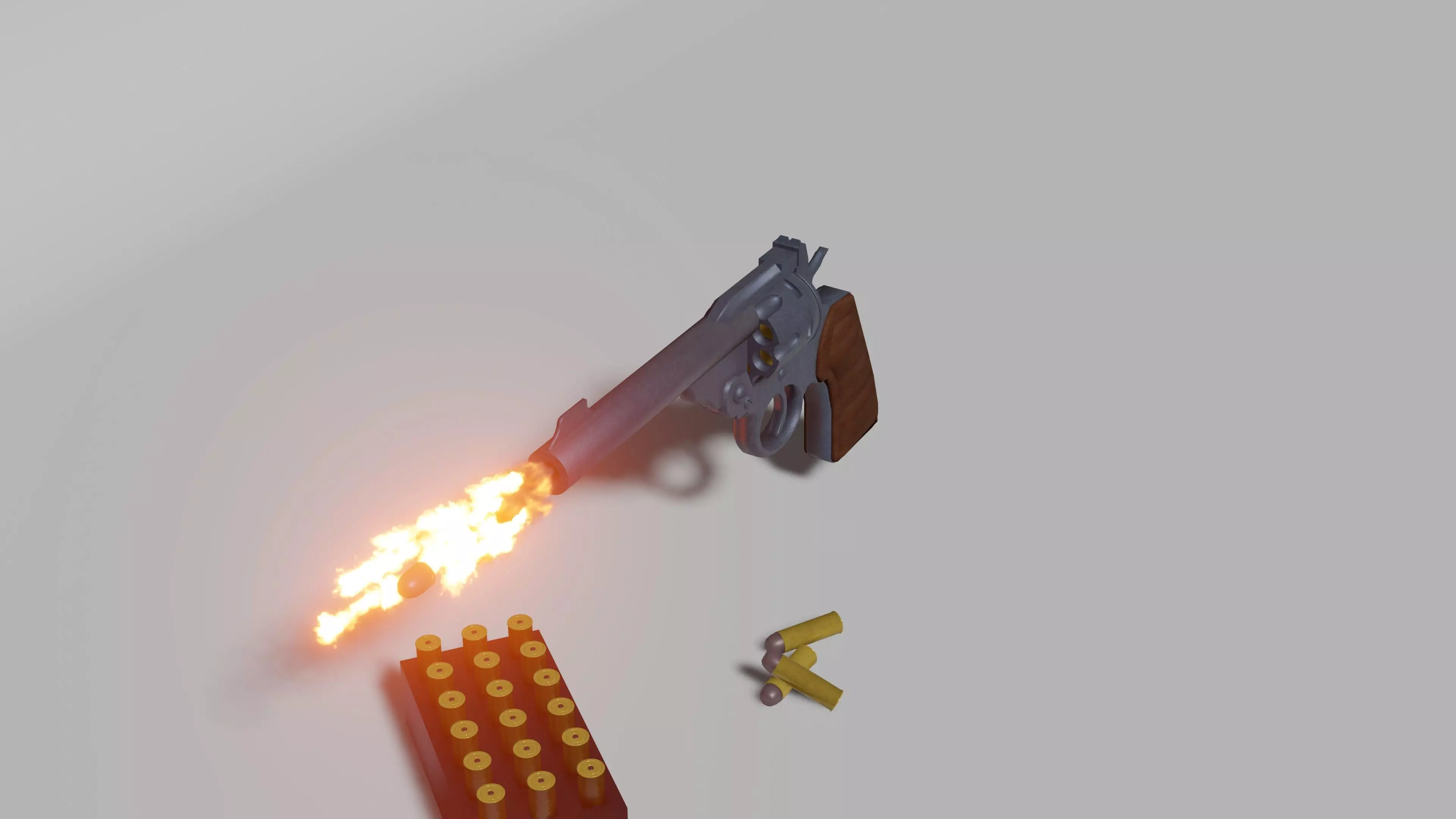 Revolver 3D model_0
