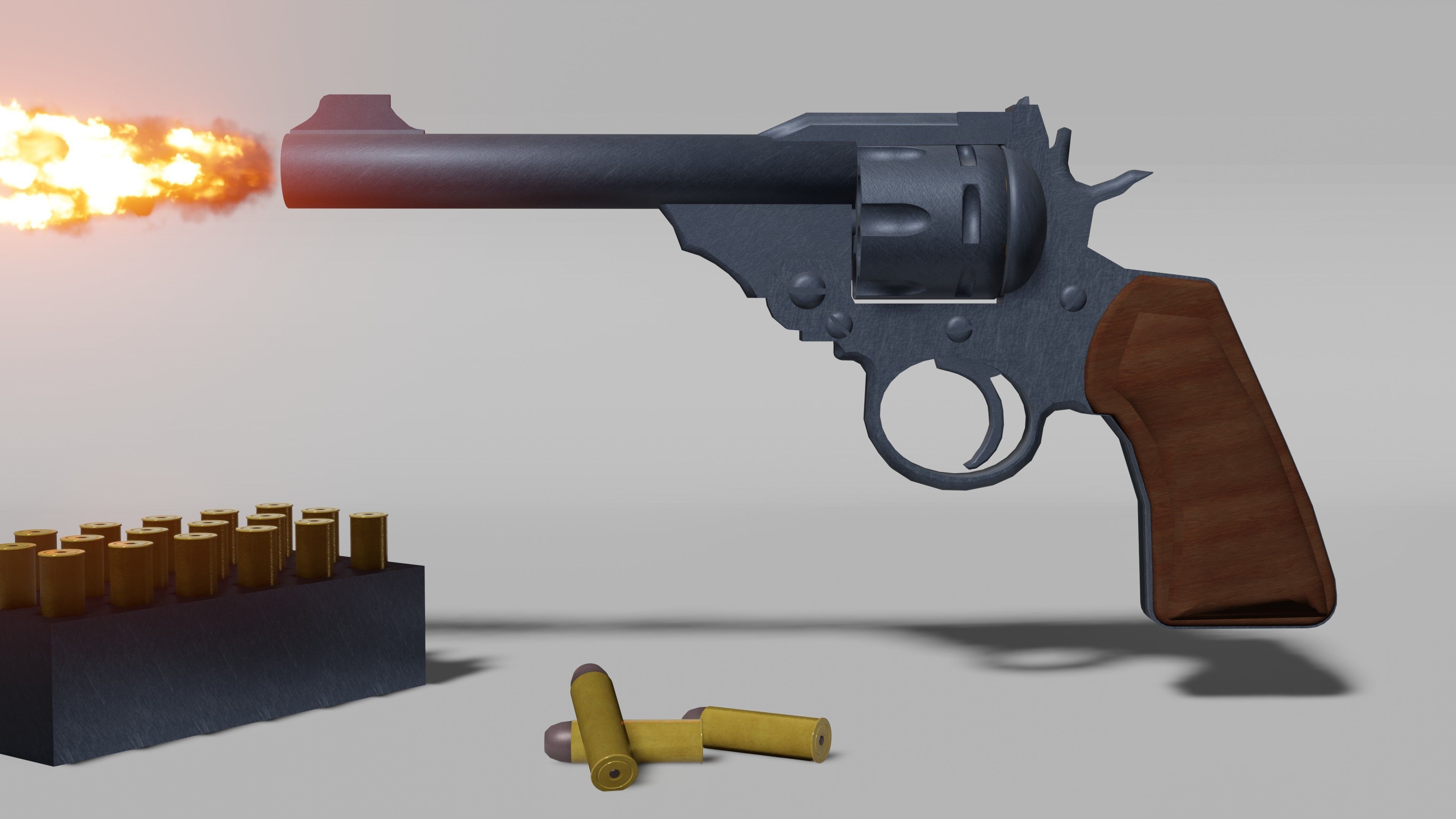Revolver 3D model_8