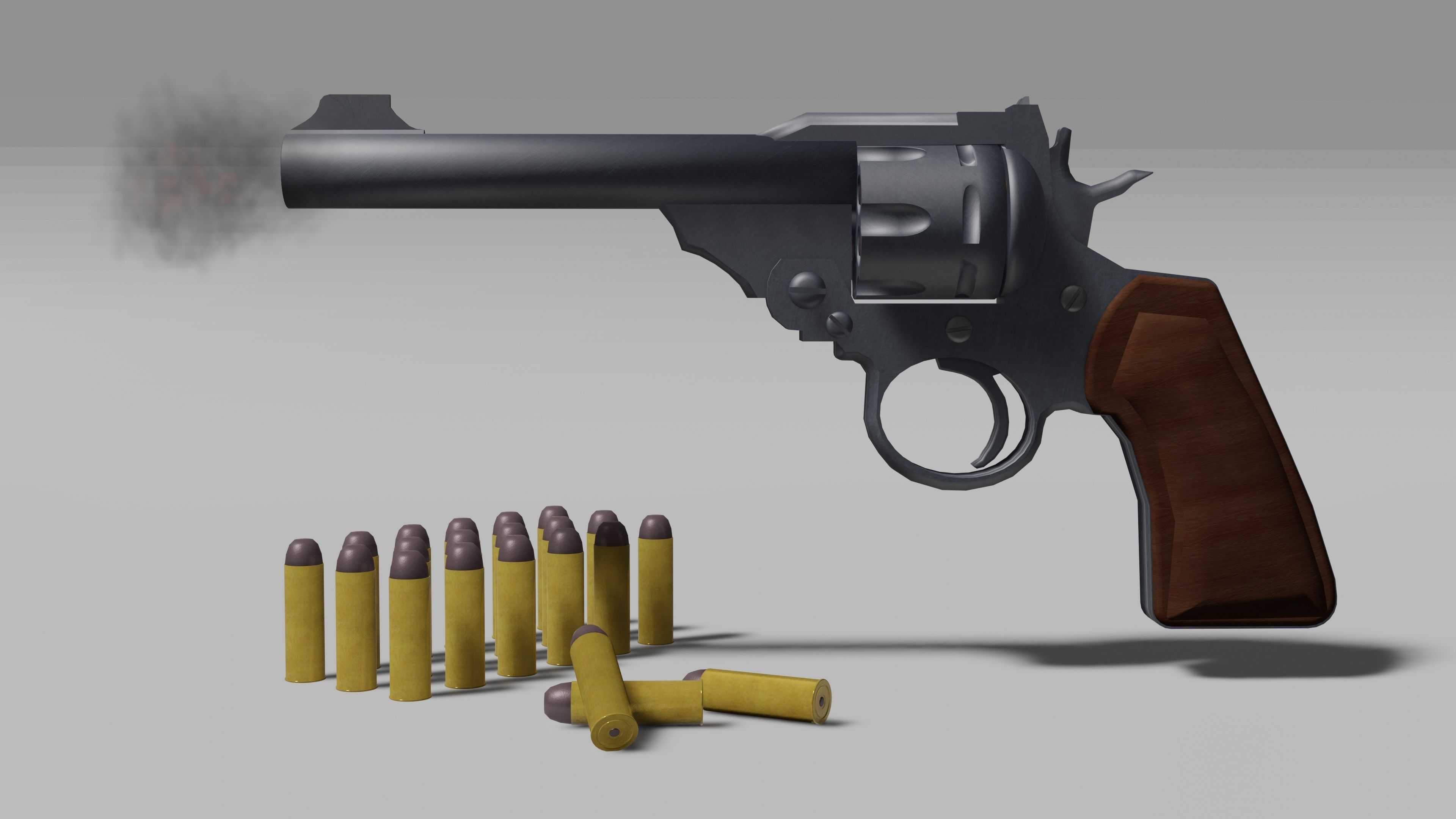 Revolver 3D model_4