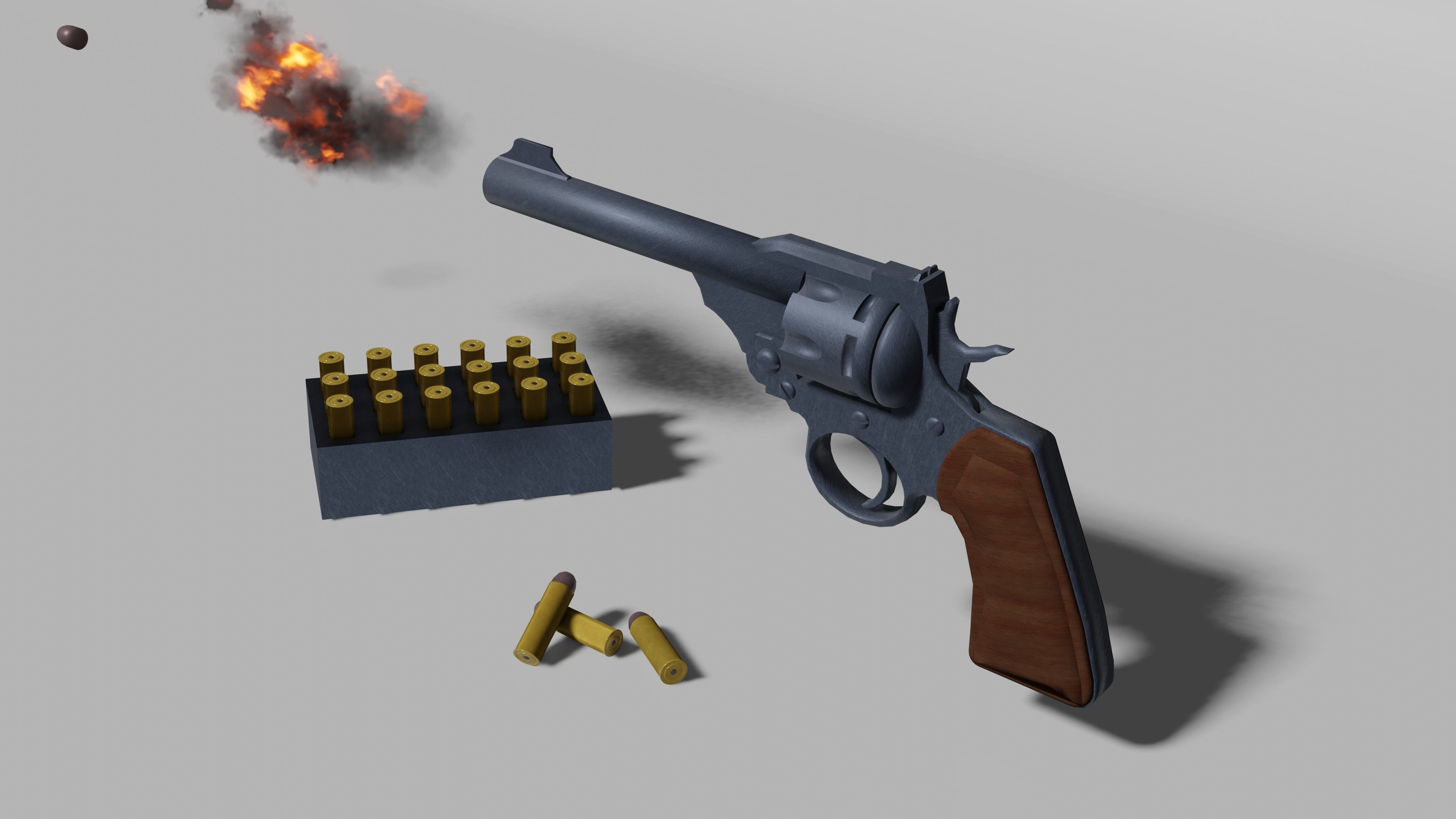 Revolver 3D model_9
