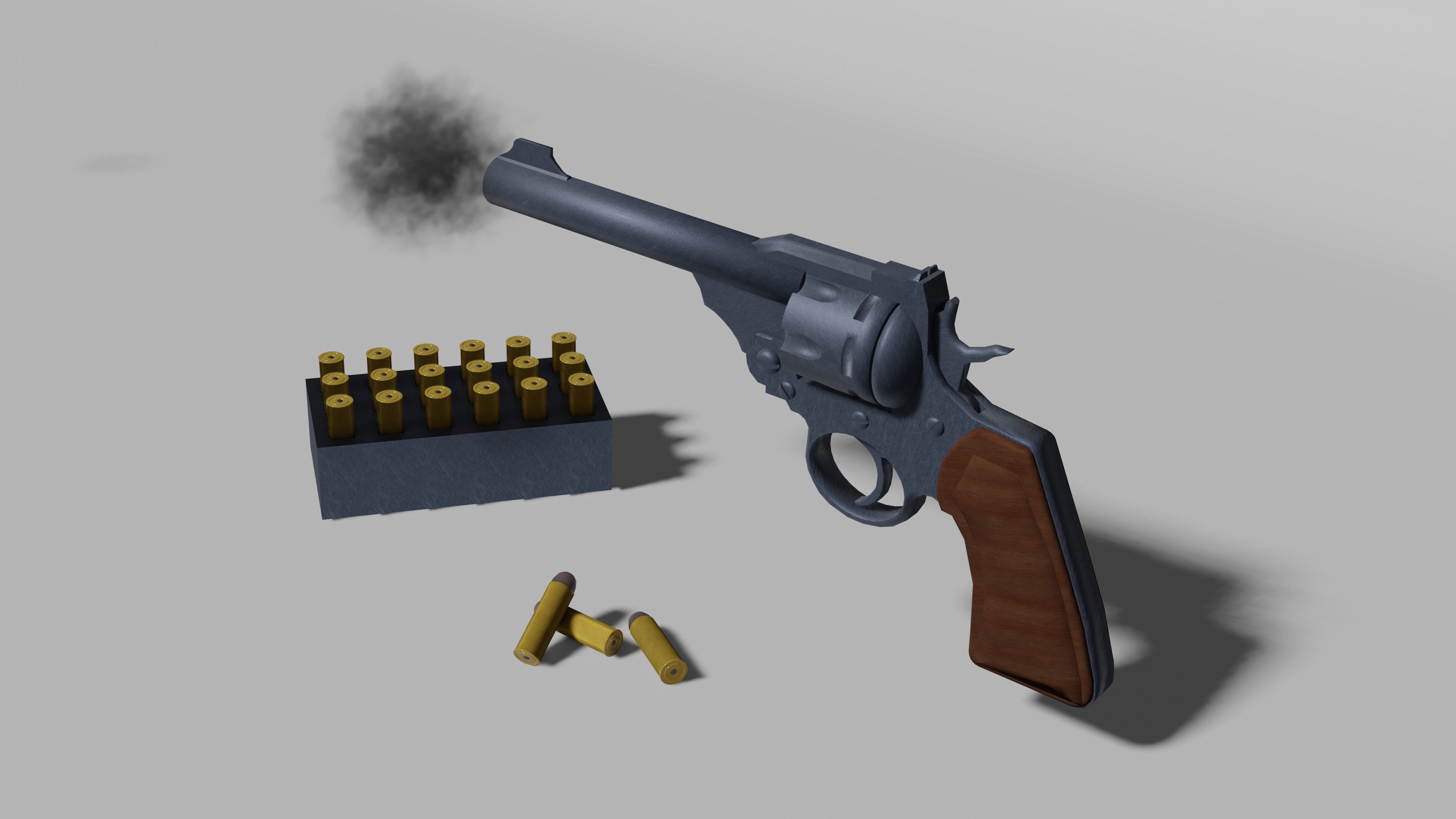 Revolver 3D model_10