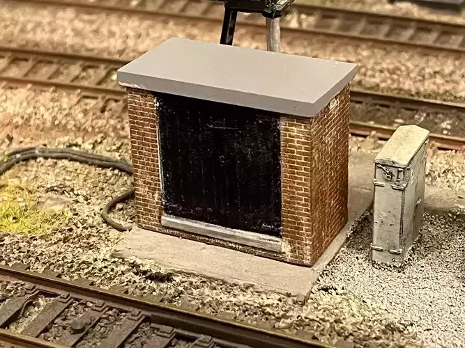 Model Railway - Electrical Switch Room 3D print model