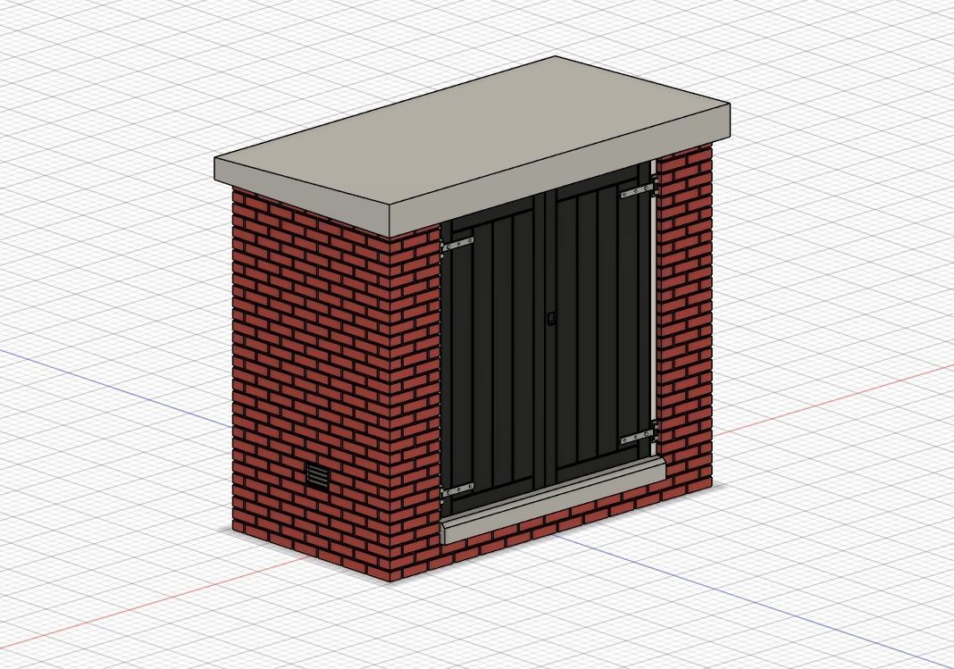 Model Railway - Electrical Switch Room 3D print model_1