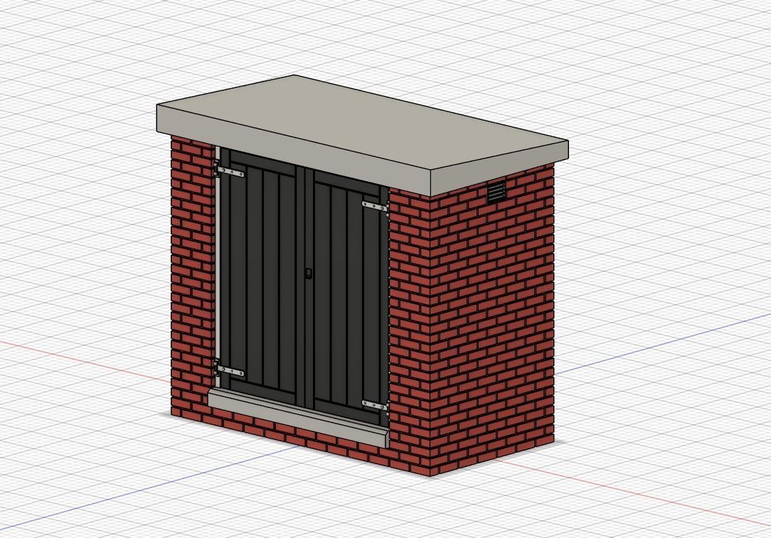 Model Railway - Electrical Switch Room 3D print model_3