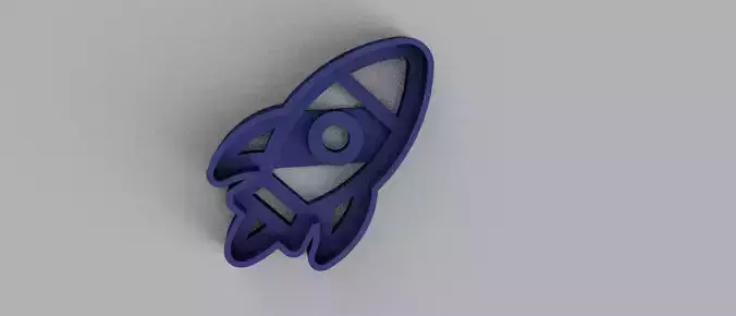 SET 5 COOKIE CUTTER 3D print model rocket wheel