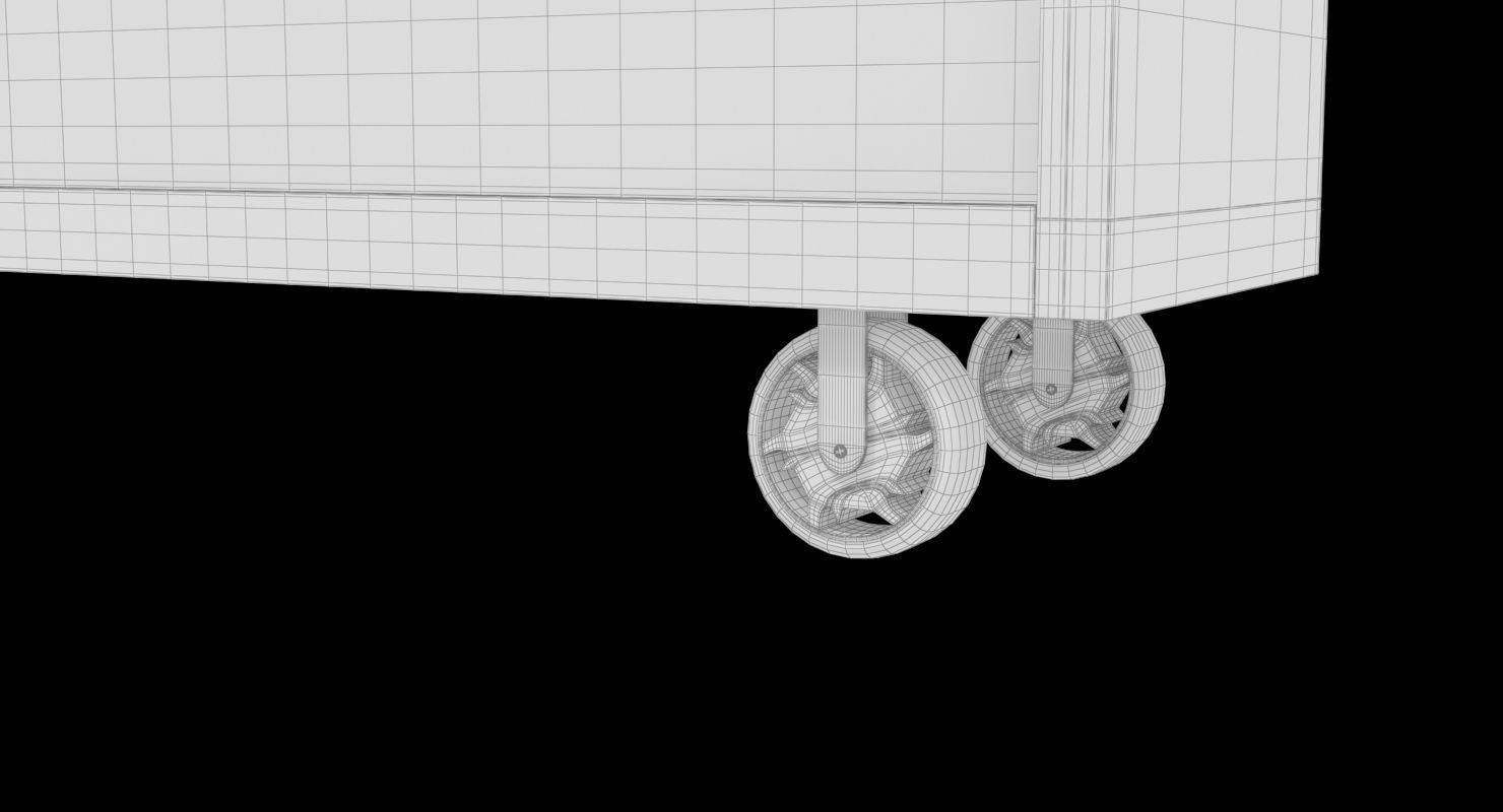 Tool Storage Black Low-poly 3D model_21