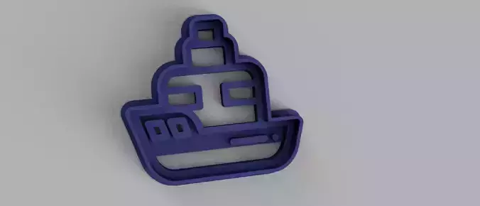 SET 5 COOKIE CUTTER 3D print model ship