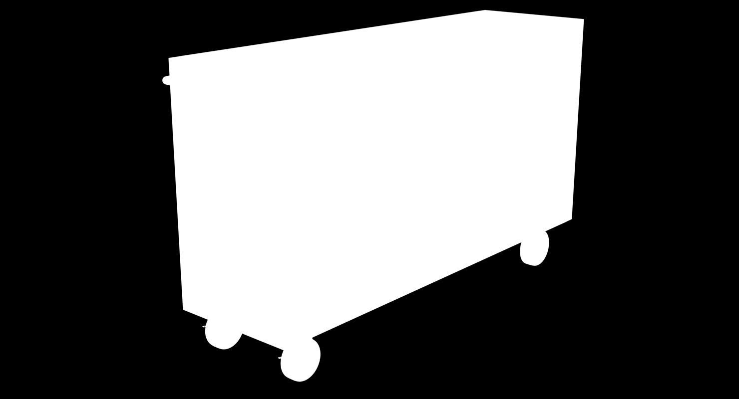 Tool Storage Blue Low-poly 3D model_27