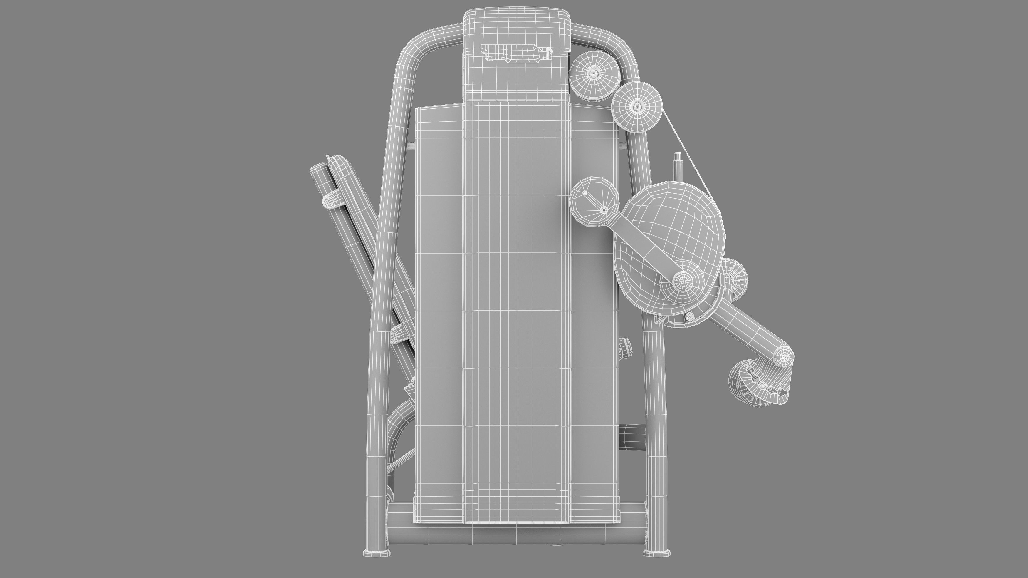 Technogym Selection 700 - Leg Curl 3D model_10