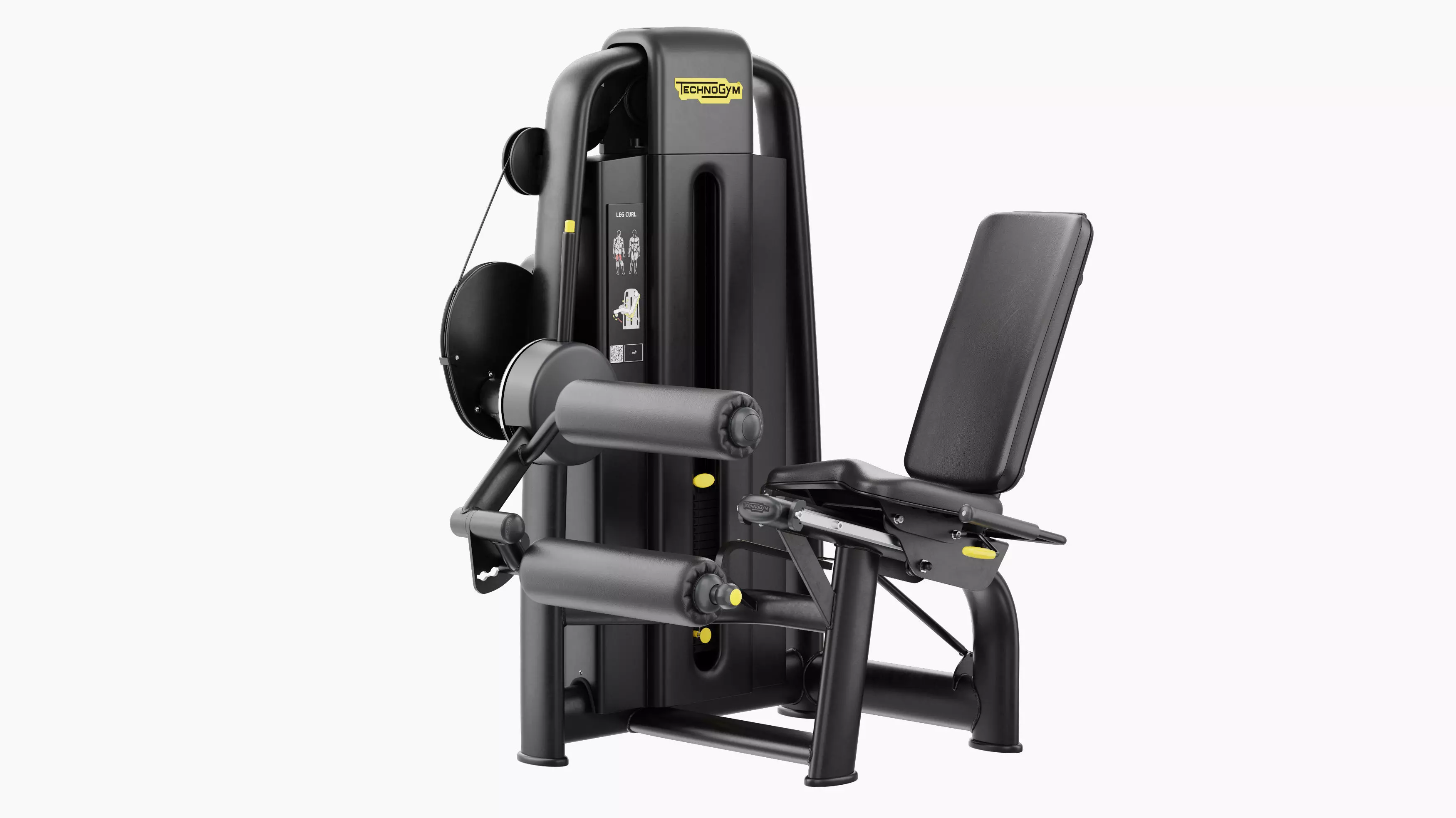 Technogym Selection 700 - Leg Curl 3D model_0