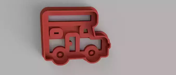 SET 5 COOKIE CUTTER 3D print model train gear