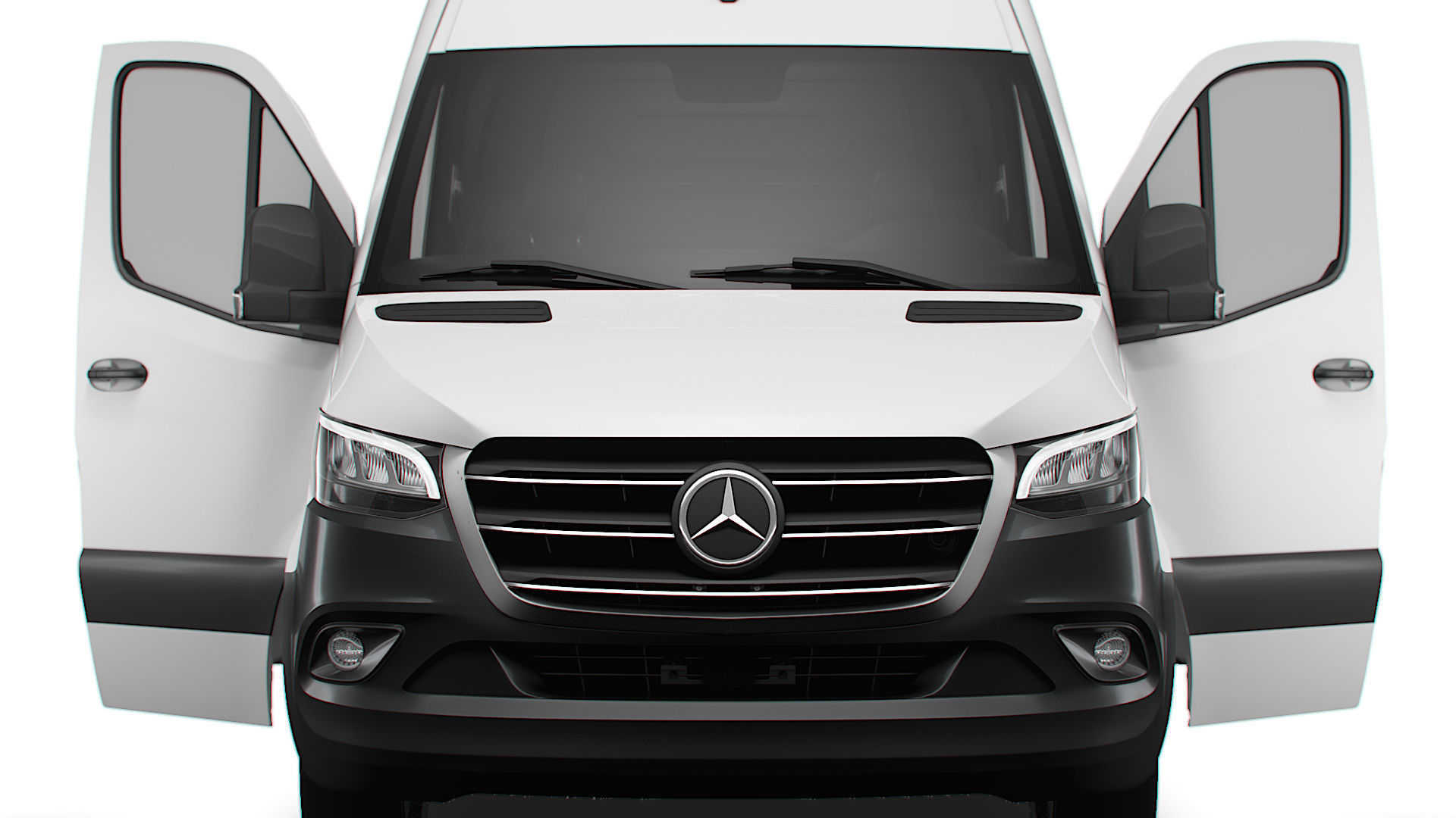 Mercedes Benz eSprinter Panel Van L2H2 RWD HQ Interior 2024 3D model_7