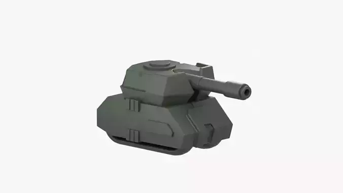 Army Tank 3D Illustration