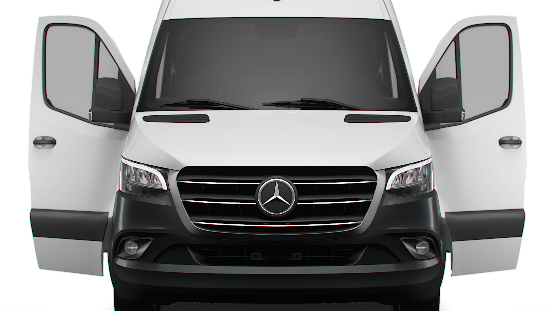 Mercedes Benz eSprinter Panel Van L3H2 RWD HQ Interior 2024 3D model_7