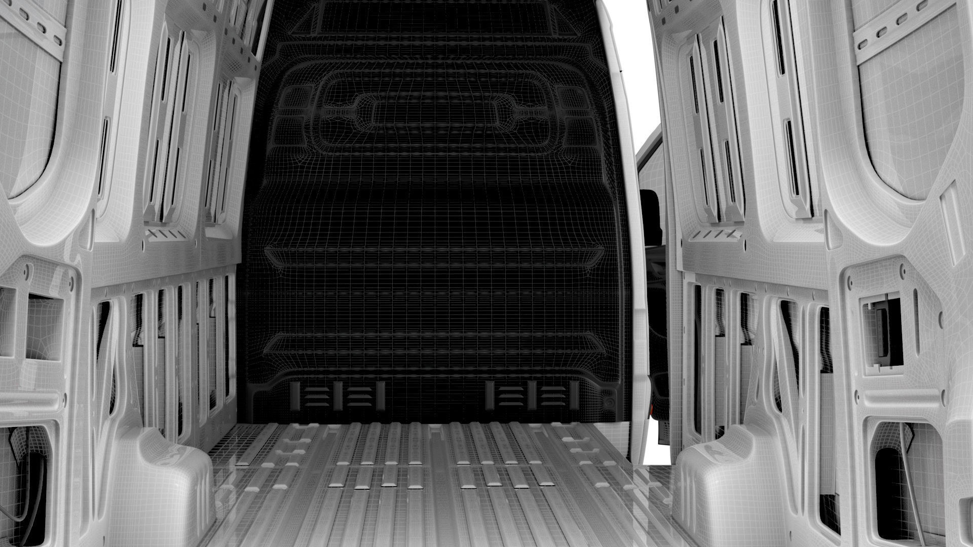 Mercedes Benz eSprinter Panel Van L3H2 RWD HQ Interior 2024 3D model_27