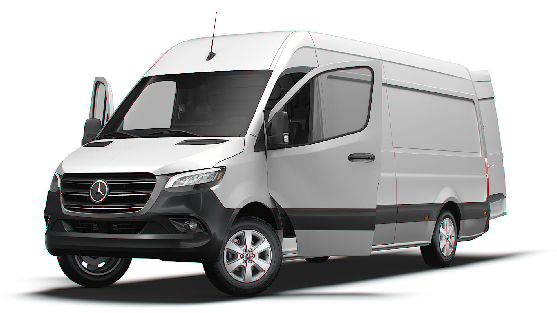 Mercedes Benz eSprinter Panel Van L3H2 RWD HQ Interior 2024 3D model_8