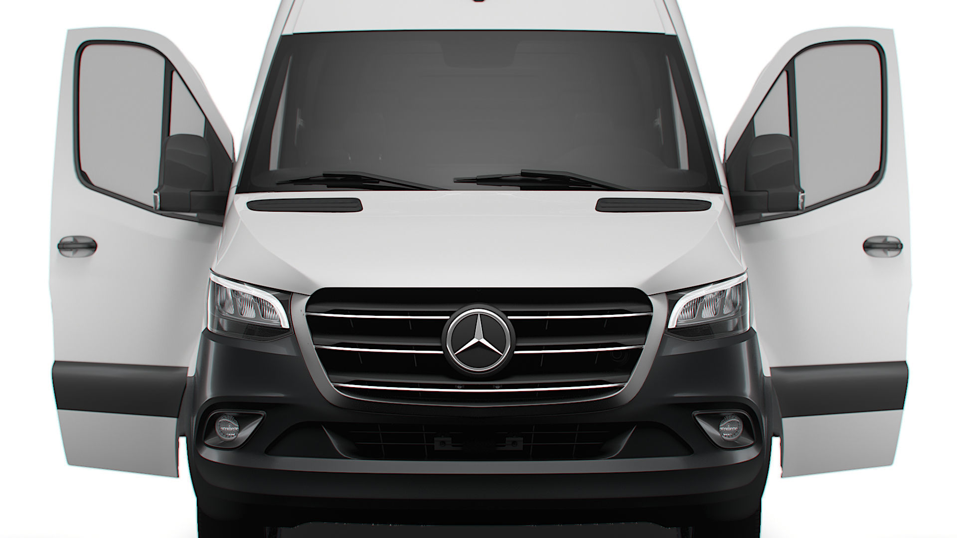 Mercedes Benz eSprinter Panel Van L4H2 RWD HQ Interior 2024 3D model_7