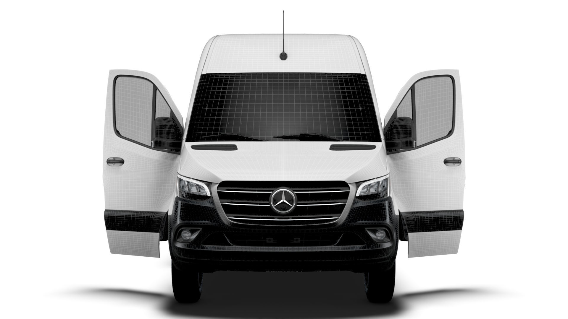 Mercedes Benz eSprinter Panel Van L4H2 RWD HQ Interior 2024 3D model_20
