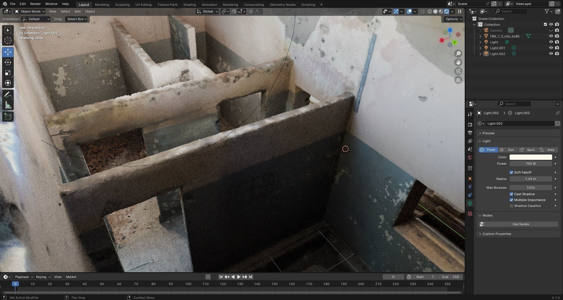 Old abandoned pumping station factory 3D model_11