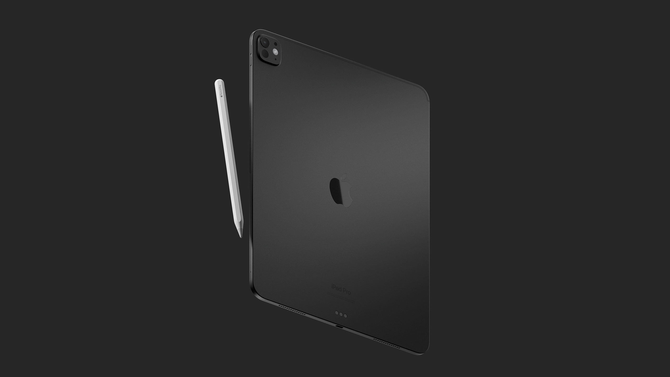 Apple M4 iPad Pro and Pencil Pro - 2024 - 11 and 13 INCH 3D model_5