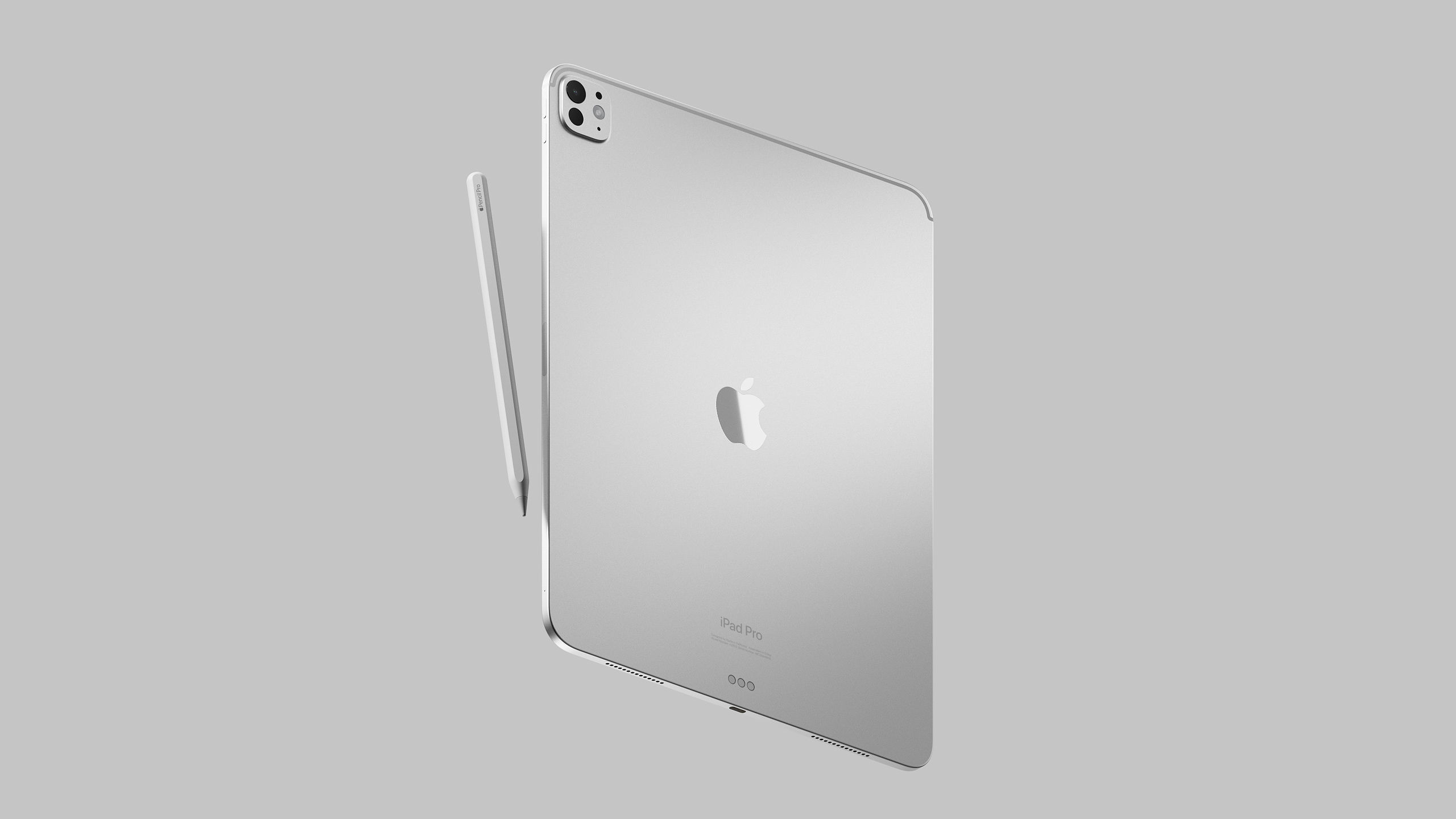 Apple M4 iPad Pro and Pencil Pro - 2024 - 11 and 13 INCH 3D model_6