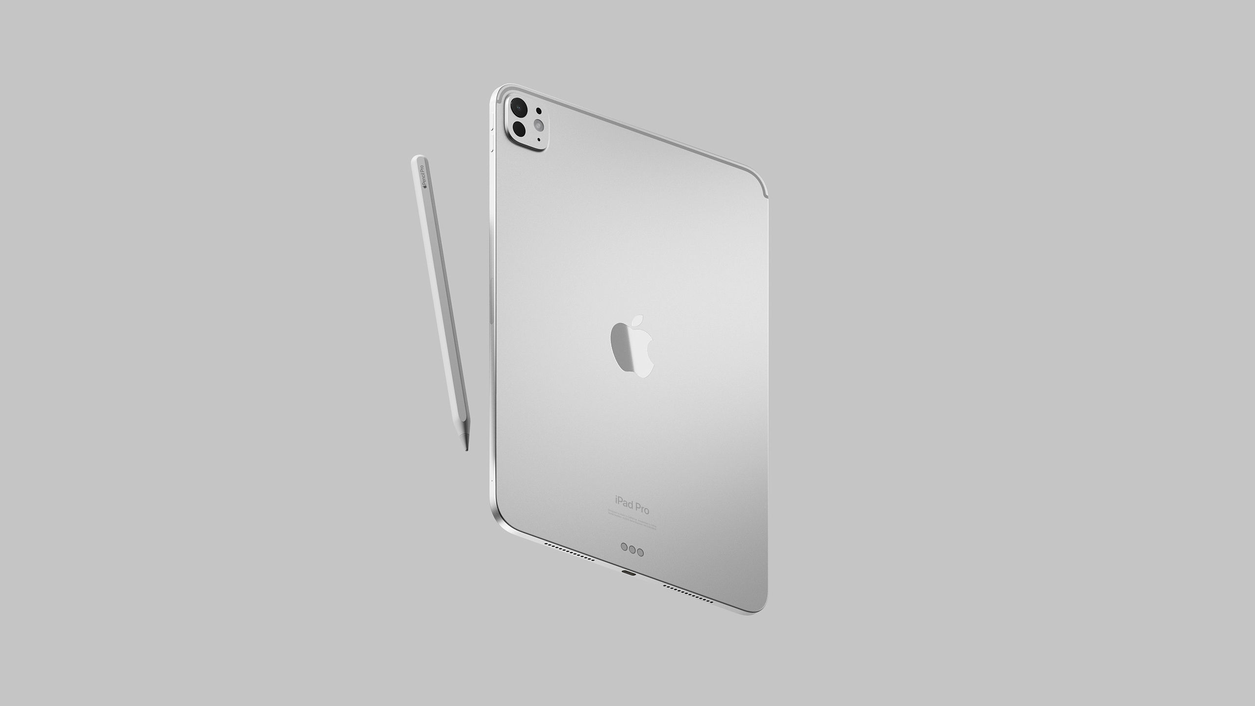 Apple M4 iPad Pro and Pencil Pro - 2024 - 11 and 13 INCH 3D model_8