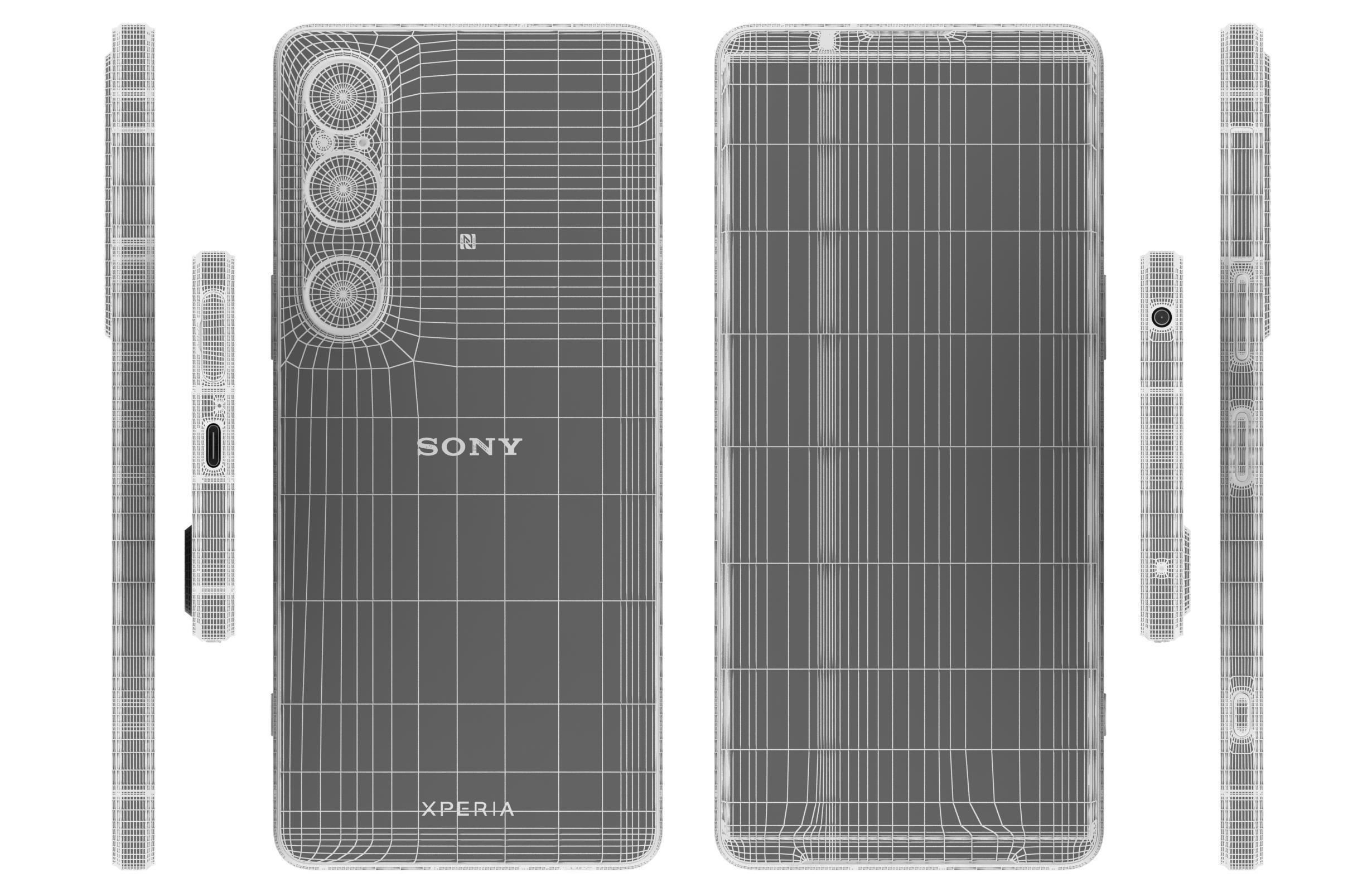 Sony Xperia 1 VI Platinum Silver 3D model_17