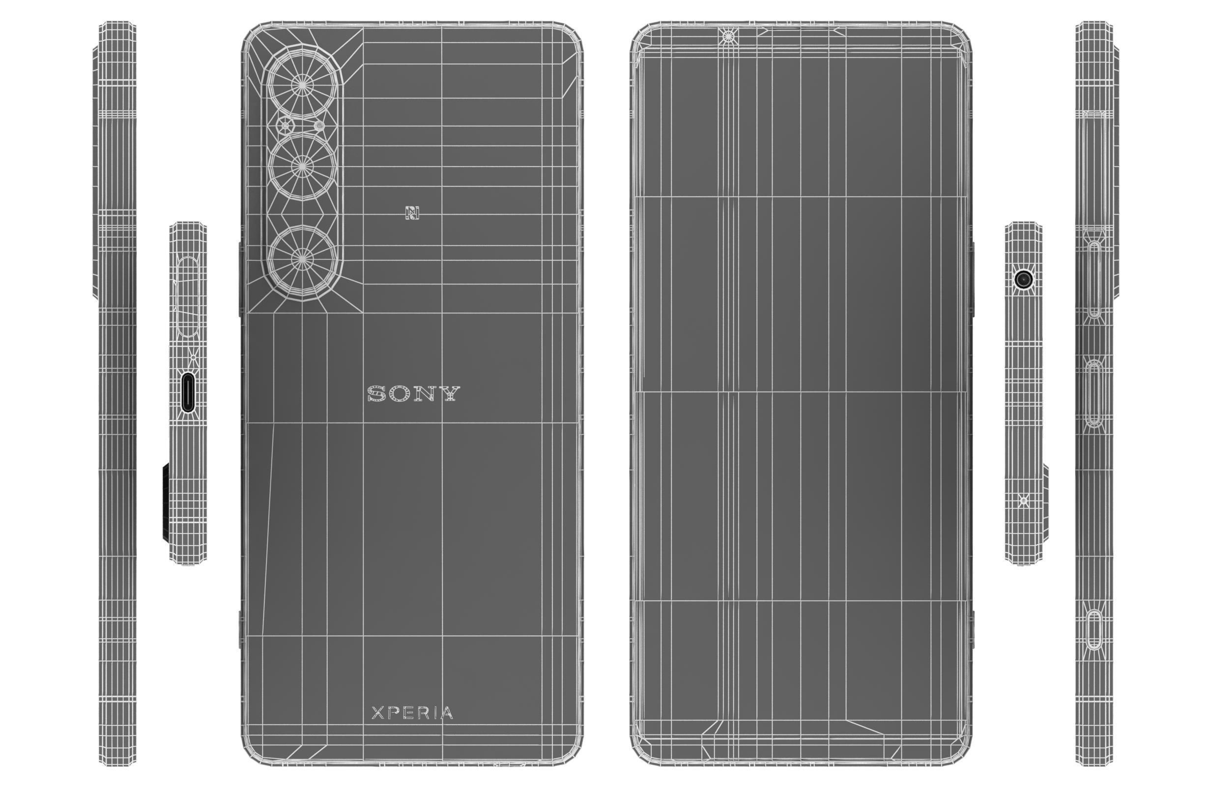 Sony Xperia 1 VI Platinum Silver 3D model_16