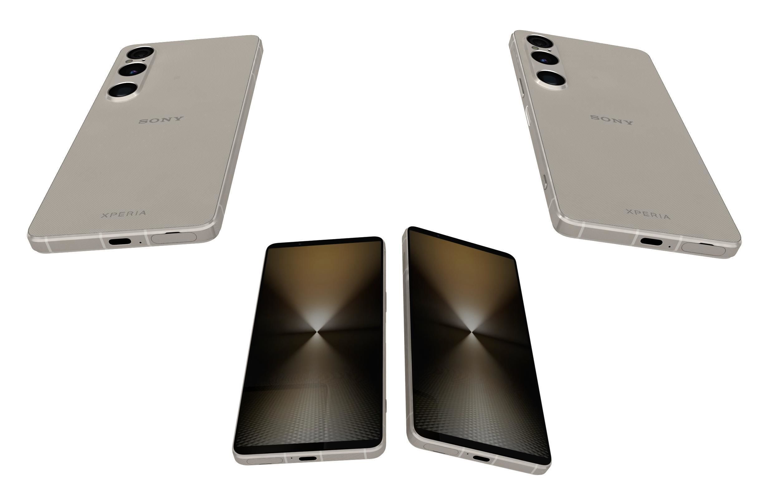 Sony Xperia 1 VI Platinum Silver 3D model_5