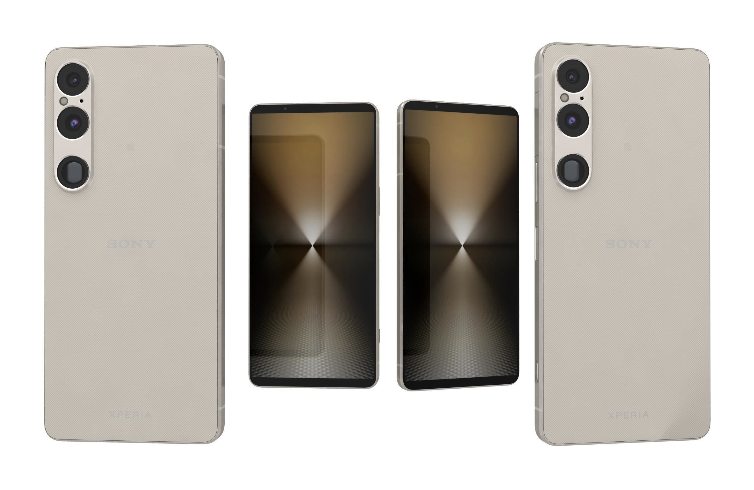 Sony Xperia 1 VI Platinum Silver 3D model_3