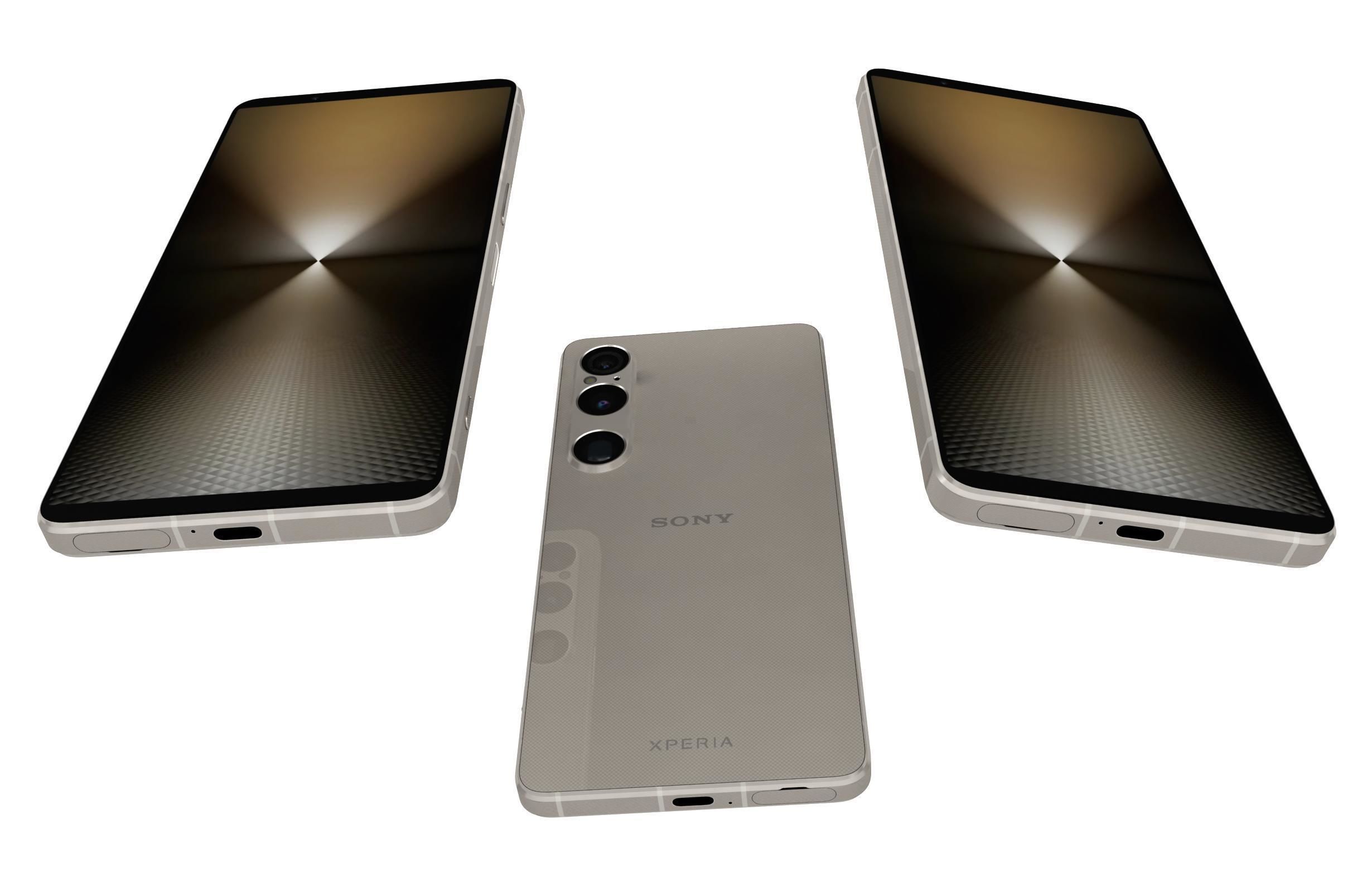 Sony Xperia 1 VI Platinum Silver 3D model_6