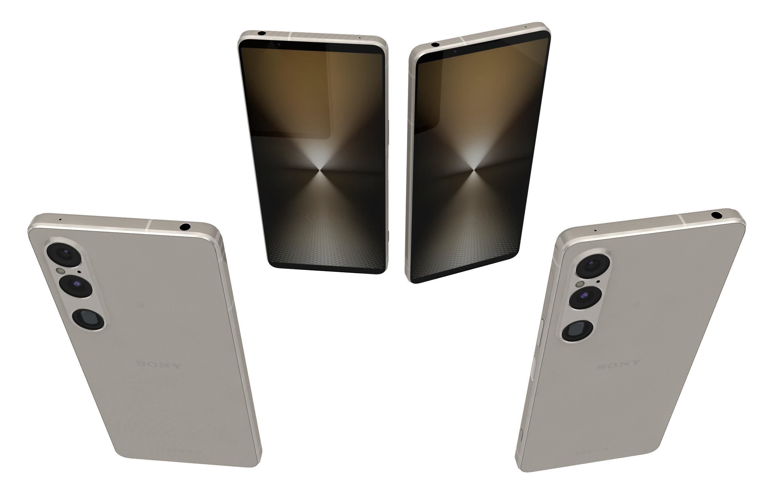 Sony Xperia 1 VI Platinum Silver 3D model_4