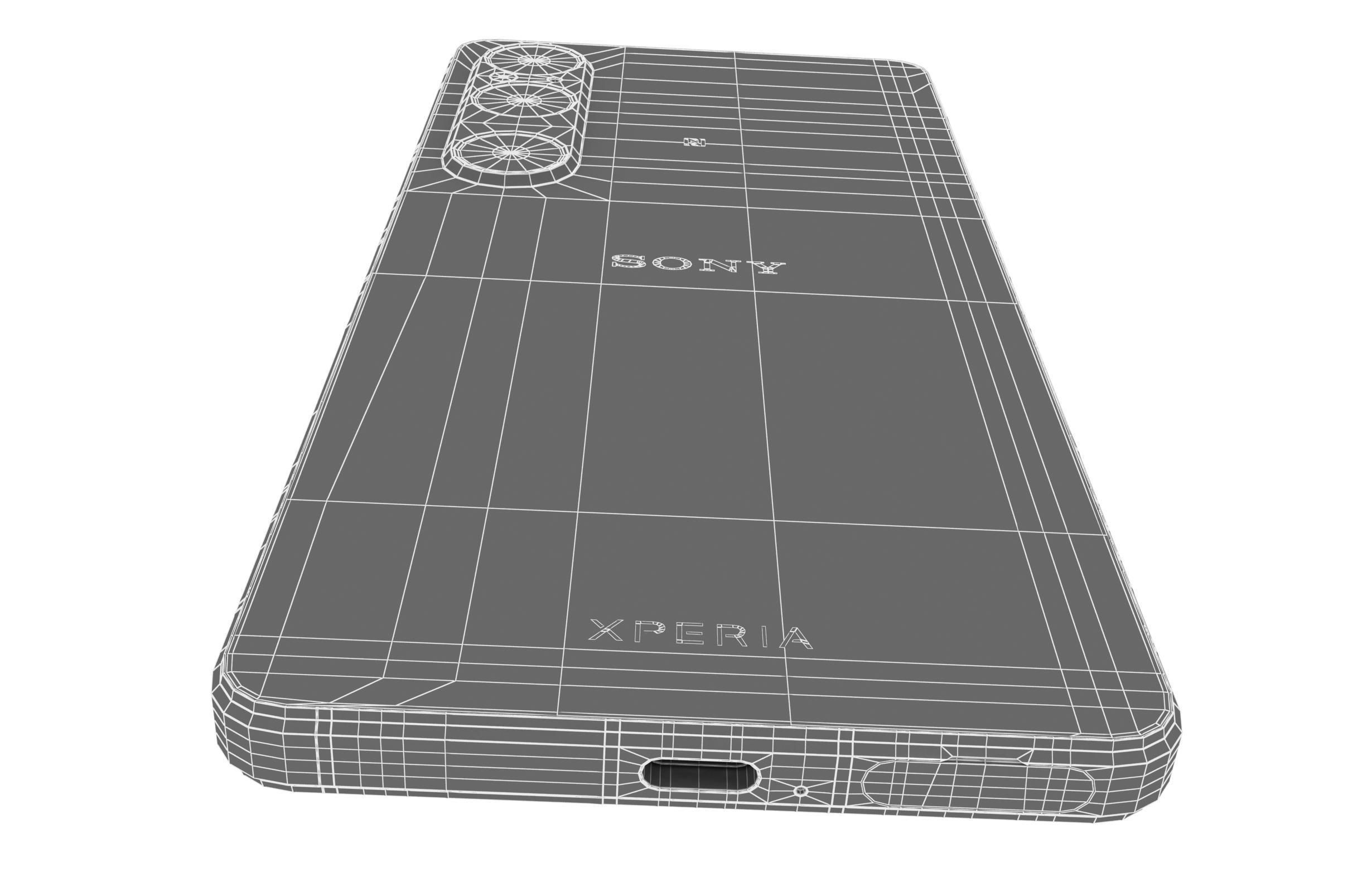 Sony Xperia 1 VI Platinum Silver 3D model_21
