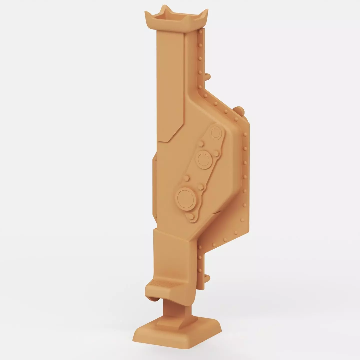 WWII German jacks and jack blocks 3D print model_18