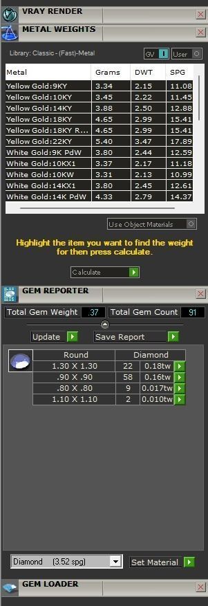 Custom Initial C Letter Diamond Pendant A to Z Alphabet Necklace 3D print model_5